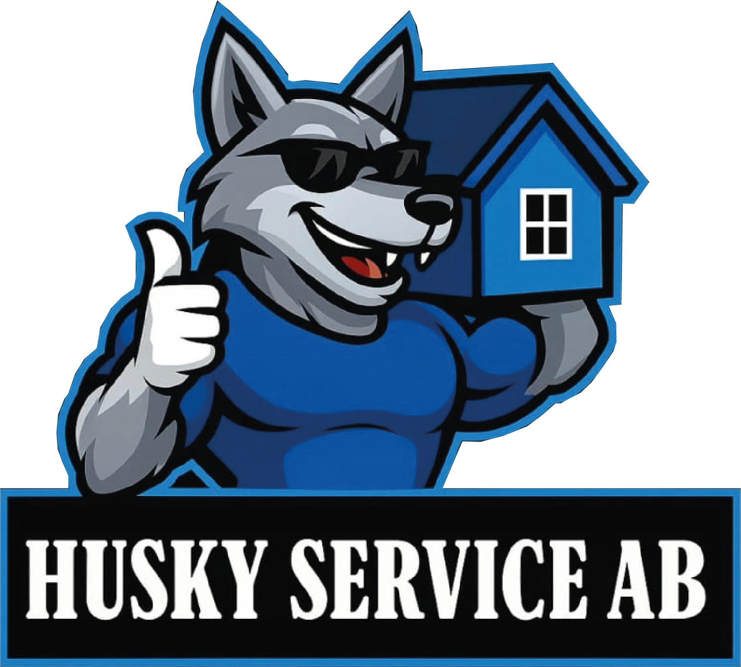 Husky Service AB:s officiella logotyp